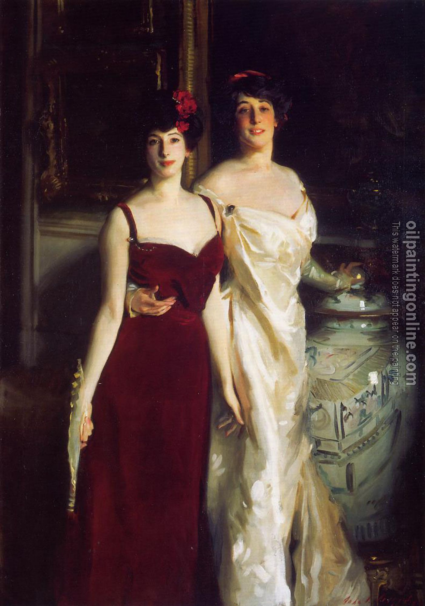 Sargent, John Singer - Ena and Betty, Daughters of Asher and Mrs. Wertheimer